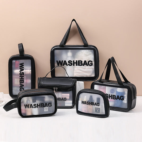 Travel Storage Bag Cosmetic Bag Makeup Bag Travel Organizer Bags Waterproof Washbag Transparent Cosmetic Cases