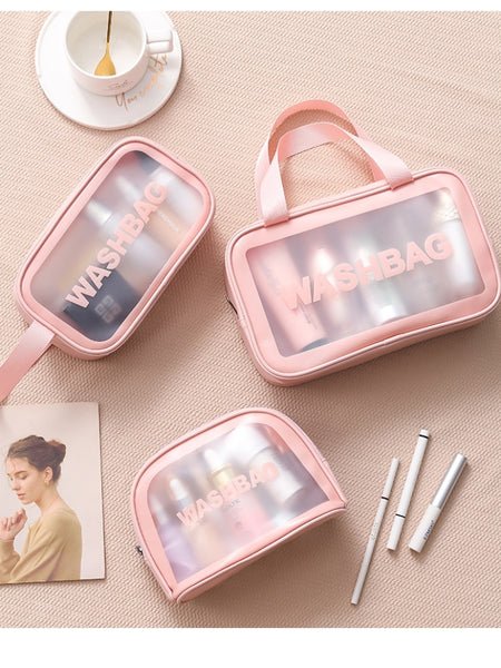 Travel Storage Bag Cosmetic Bag Makeup Bag Travel Organizer Bags Waterproof Washbag Transparent Cosmetic Cases