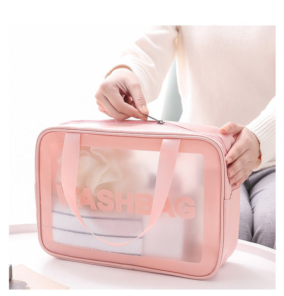 Travel Storage Bag Cosmetic Bag Makeup Bag Travel Organizer Bags Waterproof Washbag Transparent Cosmetic Cases