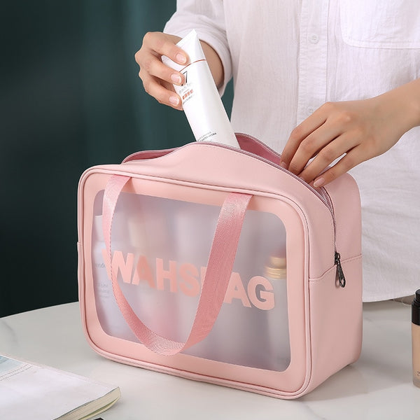 Travel Storage Bag Cosmetic Bag Makeup Bag Travel Organizer Bags Waterproof Washbag Transparent Cosmetic Cases