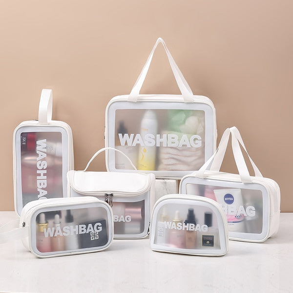 Travel Storage Bag Cosmetic Bag Makeup Bag Travel Organizer Bags Waterproof Washbag Transparent Cosmetic Cases