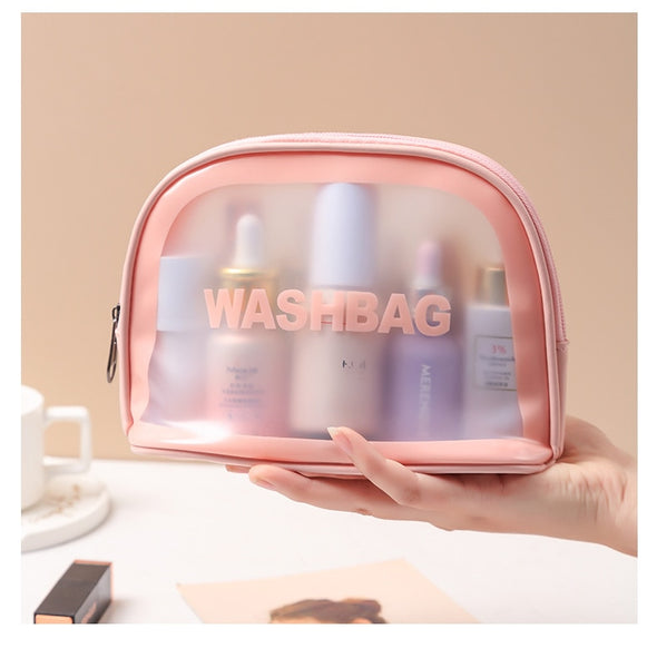 Travel Storage Bag Cosmetic Bag Makeup Bag Travel Organizer Bags Waterproof Washbag Transparent Cosmetic Cases