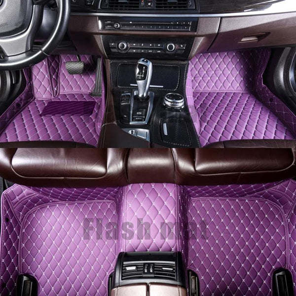 Flash mat leather car floor mats fit 98% car model for Toyota Lada Renault Kia Volkswage Honda BMW BENZ accessories foot mats