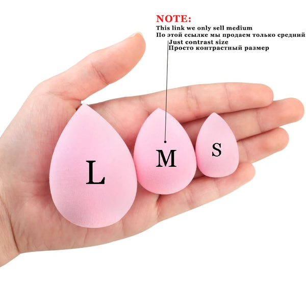 Medium Makeup Sponge Water drop shape Make up Foundation Puff Concealer Powder Smooth Beauty Cosmetic makeup sponge tool