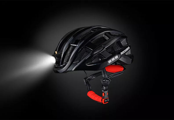 Bicycle Light Helmet Waterproof Bike Helmet USB Charge Cycling Helmet Integrally-molded MTB Road Bicycle Accessories