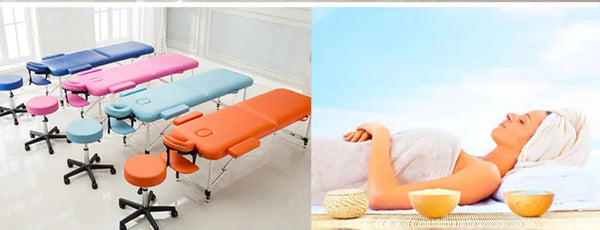 Folding Beauty Bed   Professional Portable Spa Massage Tables Lightweight Foldable with Bag Salon Furniture Aluminum alloy