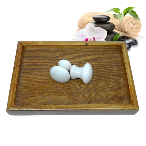 Rose Quartz Mushroom Foot Massage Stone Crystal Jade Facial Body Thin Anti-wrinkle Relaxation Beauty Health Care Tool