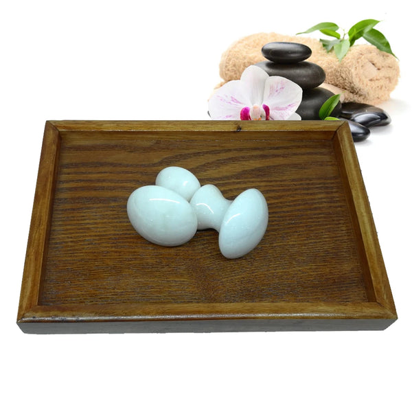 Rose Quartz Mushroom Foot Massage Stone Crystal Jade Facial Body Thin Anti-wrinkle Relaxation Beauty Health Care Tool