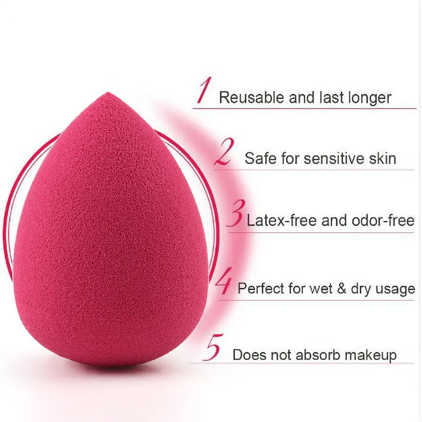 Medium Makeup Sponge Water drop shape Make up Foundation Puff Concealer Powder Smooth Beauty Cosmetic makeup sponge tool