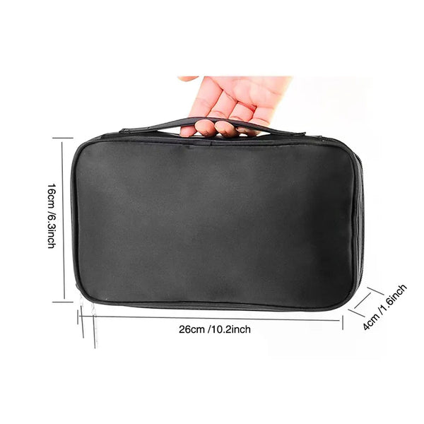 Professional Cosmetic Bag Beauty Case Toiletry Brush Organizer Neceser Multi Functional Makeup Bag for Travel & Home