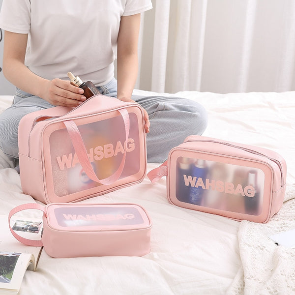 Travel Storage Bag Cosmetic Bag Makeup Bag Travel Organizer Bags Waterproof Washbag Transparent Cosmetic Cases