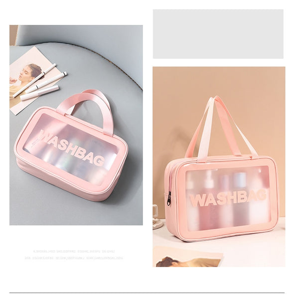 Travel Storage Bag Cosmetic Bag Makeup Bag Travel Organizer Bags Waterproof Washbag Transparent Cosmetic Cases