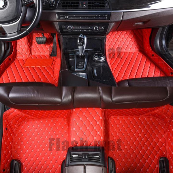 Flash mat leather car floor mats fit 98% car model for Toyota Lada Renault Kia Volkswage Honda BMW BENZ accessories foot mats