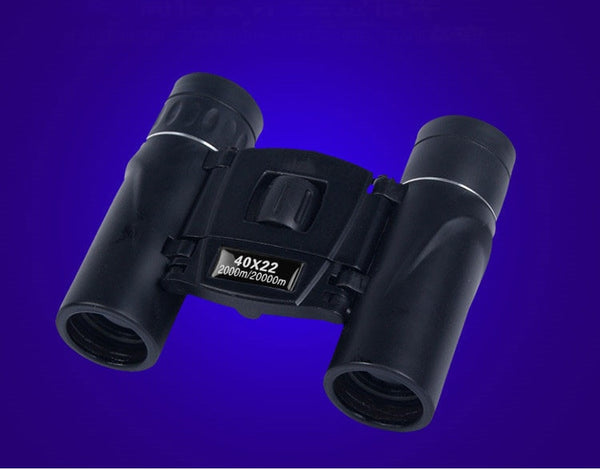 40x22 HD Powerful Binoculars 2000M Long Range Folding Mini Telescope BAK4 FMC Optics For Hunting Sports Outdoor Camping Travel