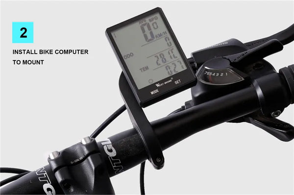 Wireless Bicycle Computer Backlight Waterproof Cycling Speedometer Mechanical Magnet Speed Sensor Bike Odometer