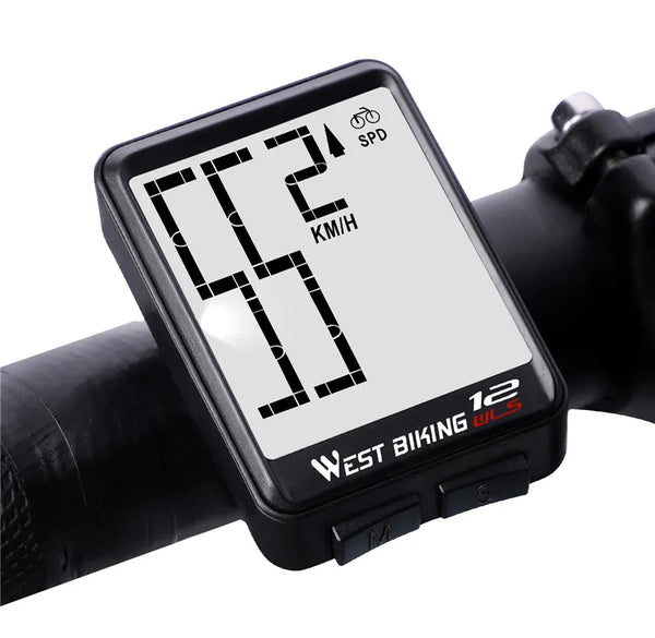 Wireless Bicycle Computer Backlight Waterproof Cycling Speedometer Mechanical Magnet Speed Sensor Bike Odometer