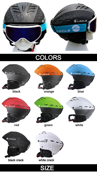 Professional Skiing Helmet Men Women Children Ski Helmet Snow Skating Snowboard Snowmobile Skateboard Helmet Size 52-61cm