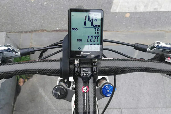 Wireless Bicycle Computer Backlight Waterproof Cycling Speedometer Mechanical Magnet Speed Sensor Bike Odometer