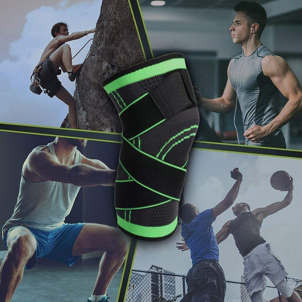 1PC Non-Slip Knee Brace Compression Knee Sleeve Sports Knee Pad Running Basketball Fitness Cycling Tennis Knee Support