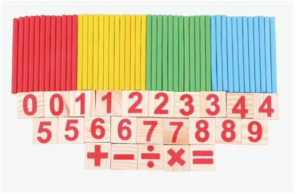 Toys Wooden Intelligence Stick Education Wooden Toys Building Blocks Montessori Mathematical Gift Wholesale kids, children