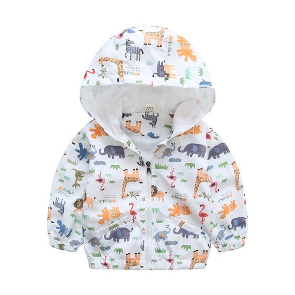 Cute Dinosaur Spring Children Coat Autumn Kids Jacket Boys Outerwear Coats Active Boy Windbreaker Baby Clothes Clothing - UTouchUBuyNow