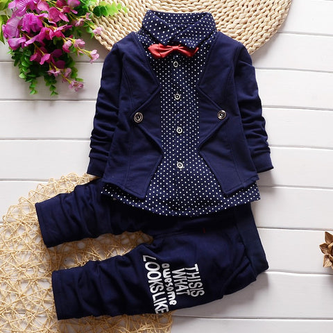 Spring autumn children clothing set baby boys shirt clothes sport suit kids boys outfits suit - UTouchUBuyNow