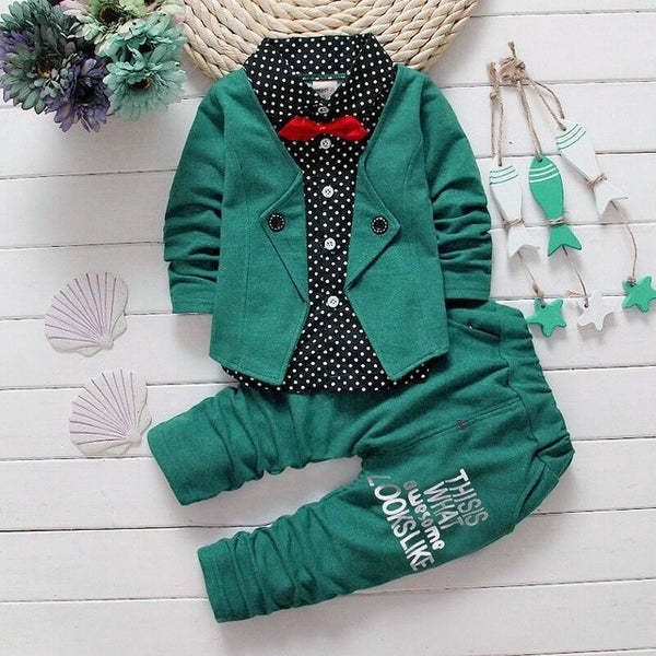 Spring autumn children clothing set baby boys shirt clothes sport suit kids boys outfits suit - UTouchUBuyNow