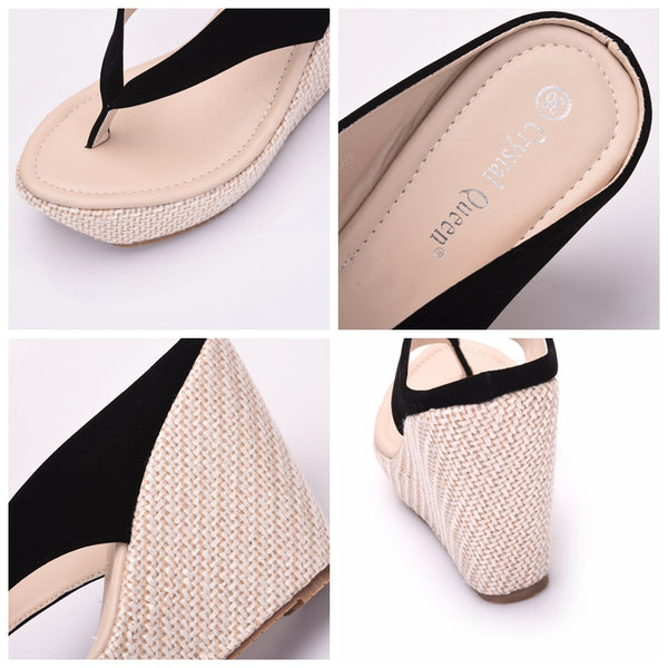 Women Summer High Heel Slippers Platform Sandals Ladies Wedges Sandals Brand Flip Flops Shoes Women Beach Slippers