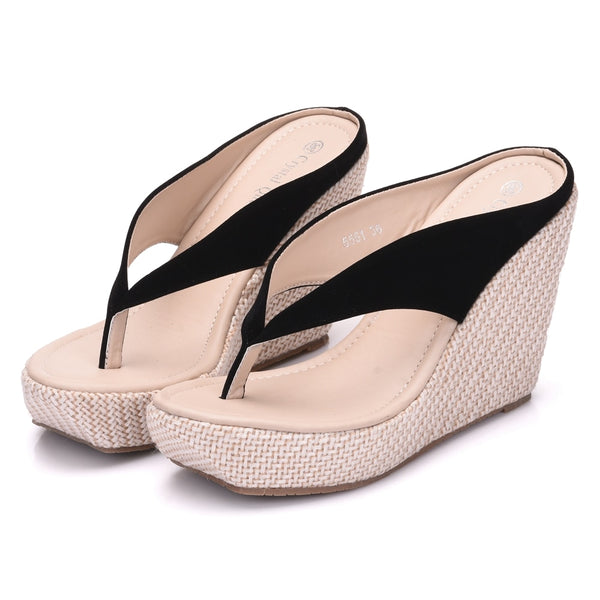 Women Summer High Heel Slippers Platform Sandals Ladies Wedges Sandals Brand Flip Flops Shoes Women Beach Slippers