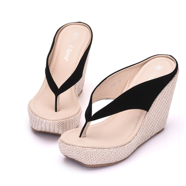 Women Summer High Heel Slippers Platform Sandals Ladies Wedges Sandals Brand Flip Flops Shoes Women Beach Slippers