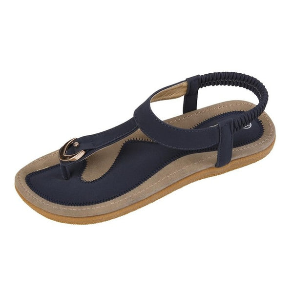 Women sandal flat heel sandalias femininas summer casual single shoes woman soft bottom slippers sandals