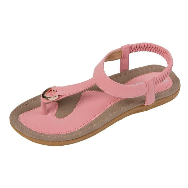 Women sandal flat heel sandalias femininas summer casual single shoes woman soft bottom slippers sandals