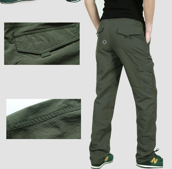 Breathable lightweight Waterproof Quick Dry Casual Pants Men Summer Army Military Style Trousers Men's Tactical Cargo Pants Male - UTouchUBuyNow