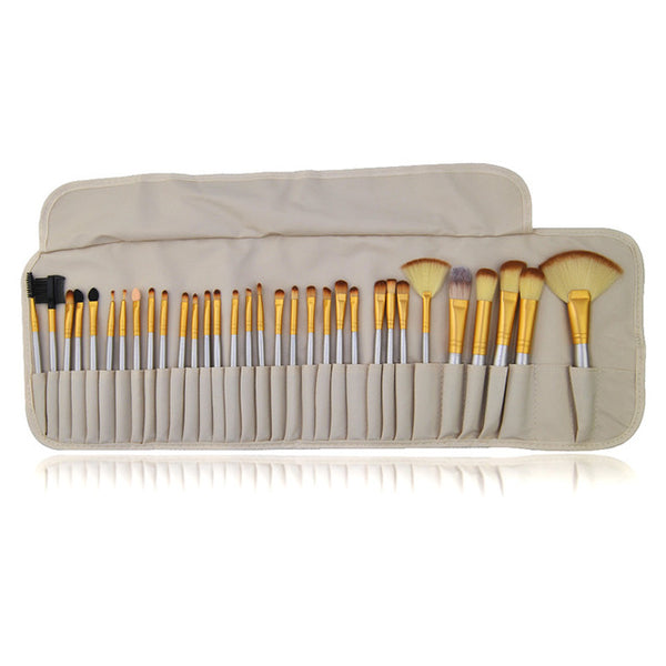 Vander 32Pcs Makeup Brushes Eye Shadows Lipstick Powder Foundation Brushes With Cosmetic Bag pincel Make Up Brushes Kits