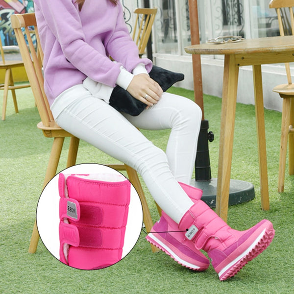 Female Snow Boots Winter Boots women flat waterproof  Shoes - UTouchUBuyNow