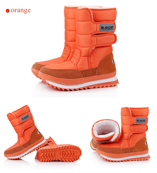 Female Snow Boots Winter Boots women flat waterproof  Shoes - UTouchUBuyNow