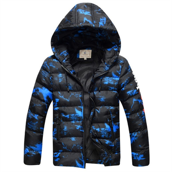 Boys Winter Coat Padded Jacket Outerwear For Fashion Hooded Thick Warm Children Parkas Overcoat High Quality - UTouchUBuyNow