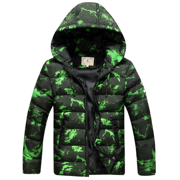 Boys Winter Coat Padded Jacket Outerwear For Fashion Hooded Thick Warm Children Parkas Overcoat High Quality - UTouchUBuyNow