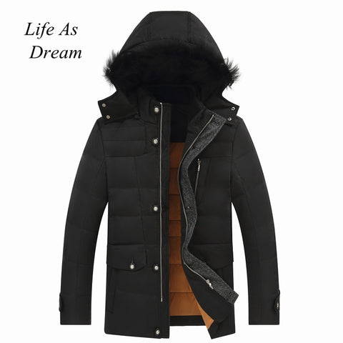 High Quality 90% White Duck Down Jacket men coat Snow parkas male Warm Brand Clothing winter Down Jacket Outerwear - UTouchUBuyNow